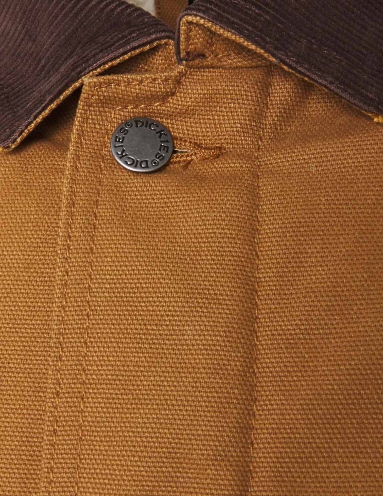 Chaqueta DICKIES duck canvas chore jacket stone washed brown duck